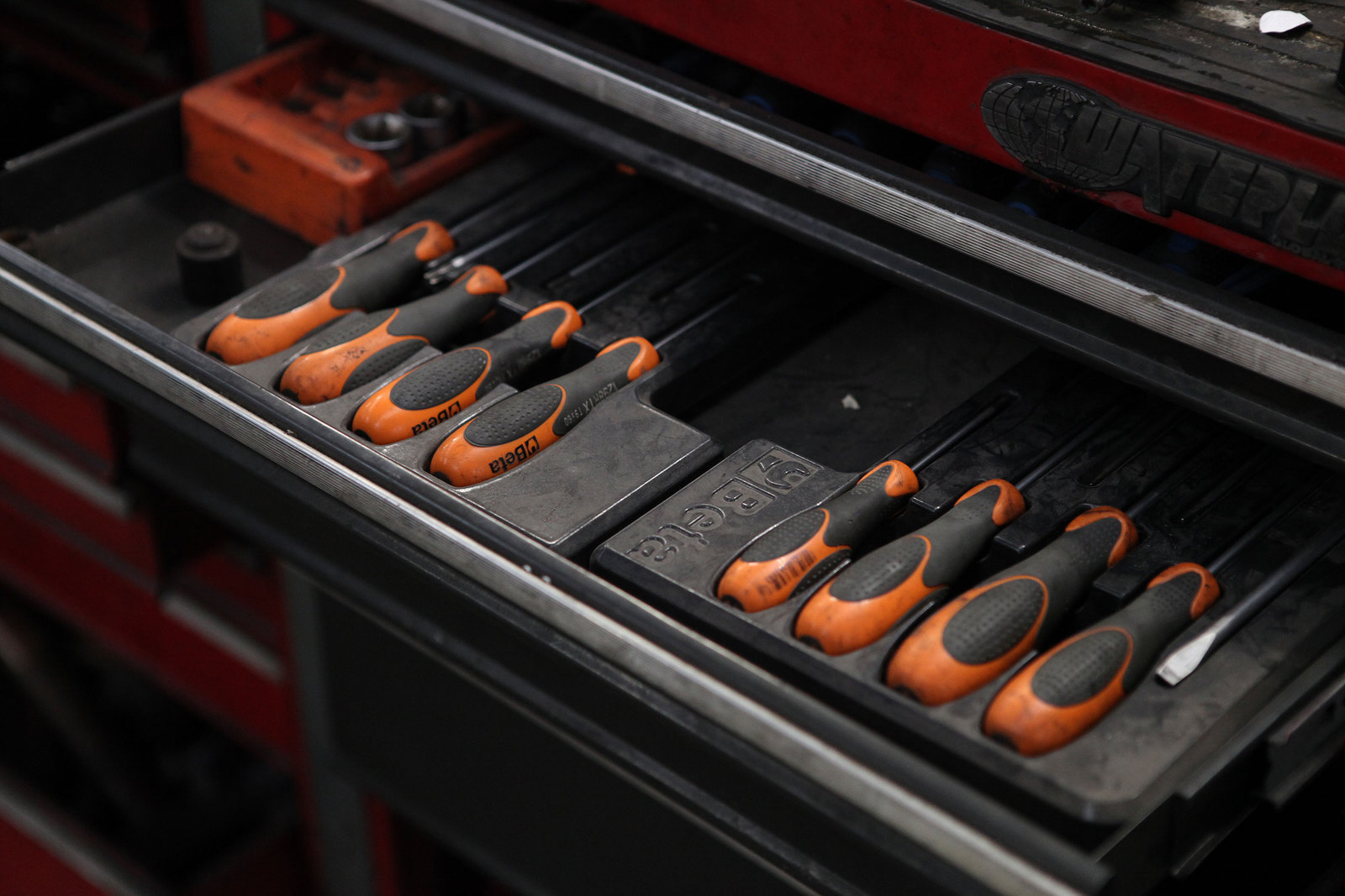 Materiaal in de werkplaats